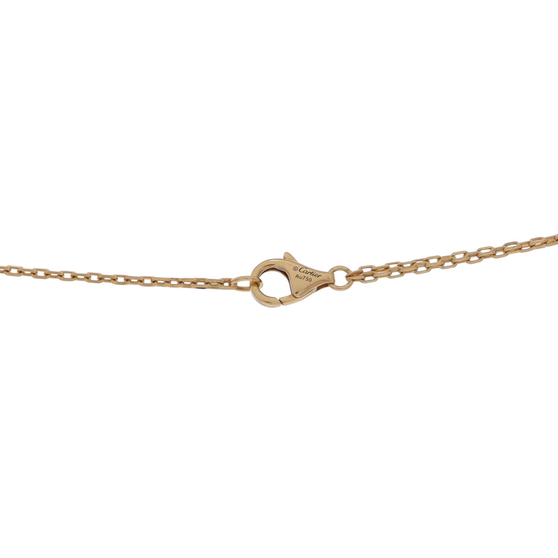 2 Diamonds Love Pendant Necklace 18K Yellow Gold and Diamonds, Alternate, color, Metallic Gold