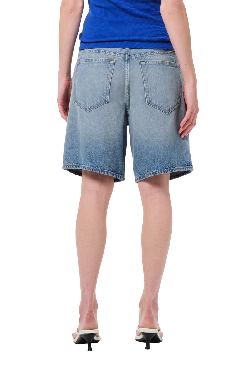 Indra Long Denim Shorts, Alternate, color, RESET