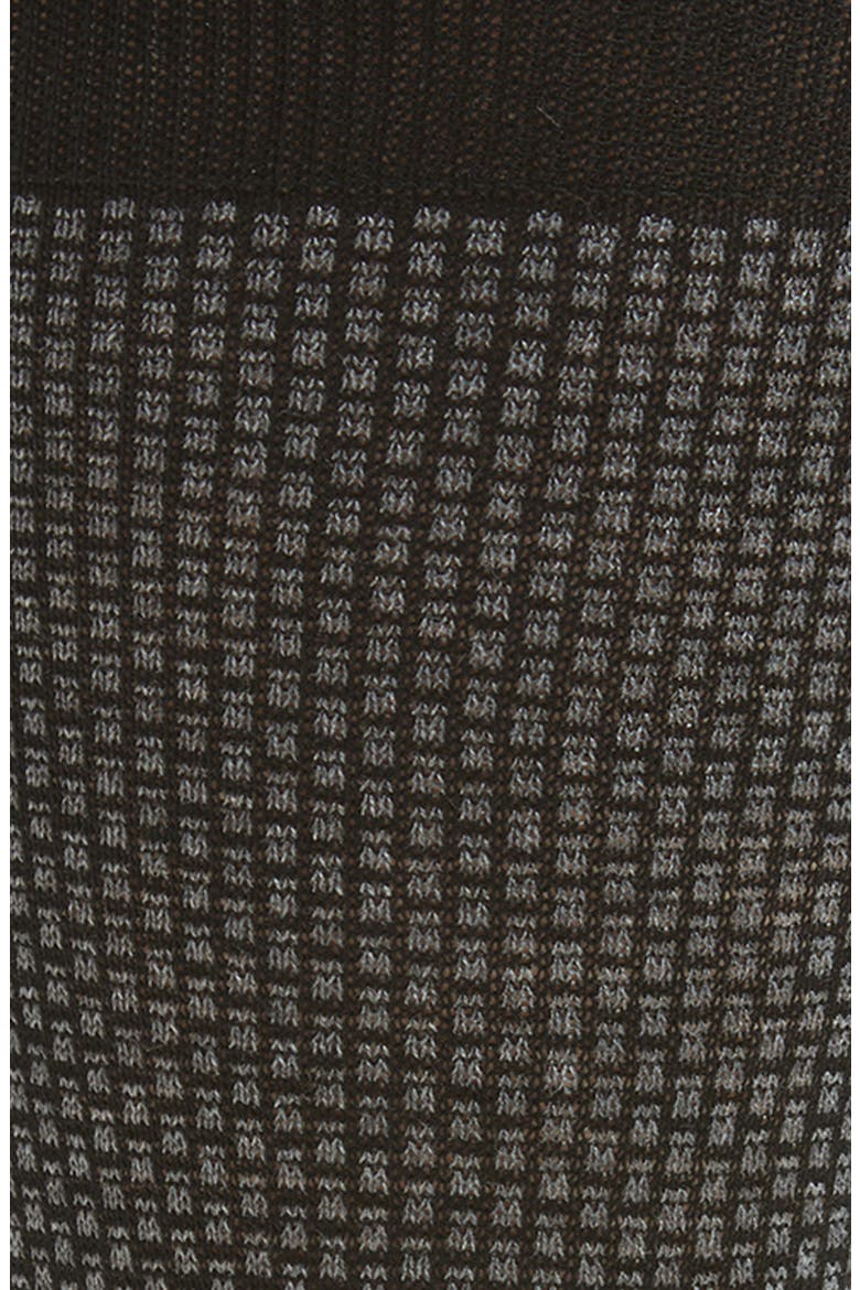 Cotton Jacquard Dress Socks, Alternate, color, BLACK