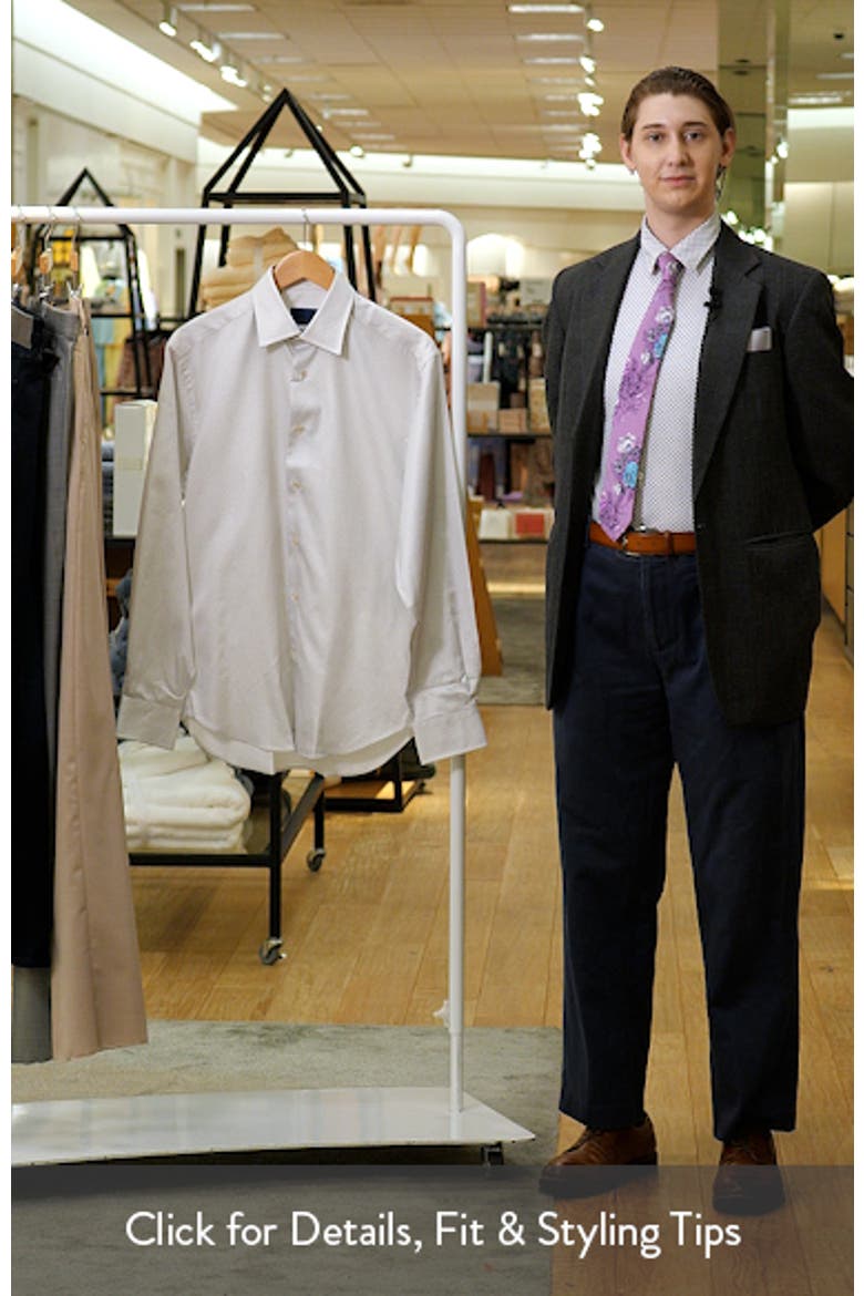 Regular Fit Geometric Cotton Dress Shirt video