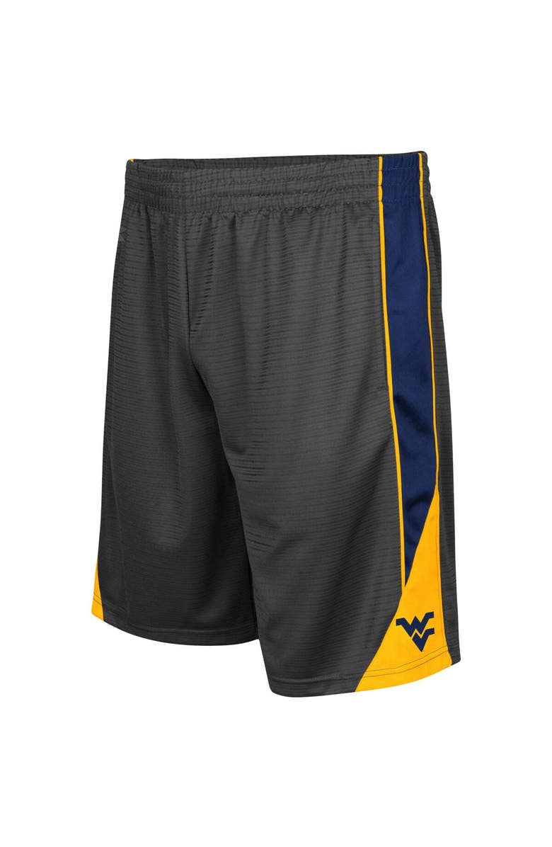 COLOSSEUM Men's Colosseum Charcoal West Virginia Mountaineers Team Turnover Shorts, Alternate, color, Charcoal