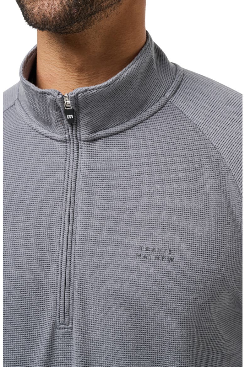 Thermal Quarter Zip Pullover, Alternate, color, QUIET SHADE
