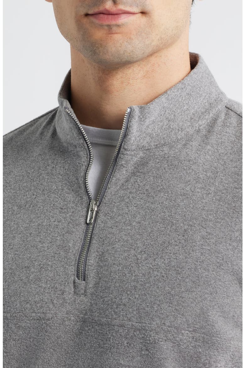Mikey Quarter Zip Pullover, Alternate, color, SMOKE