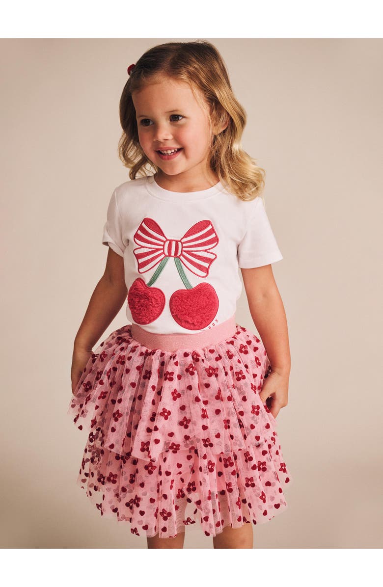 Huxbaby Cherry Pie Tee, Alternate, color, White