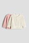  Light Pink/Striped