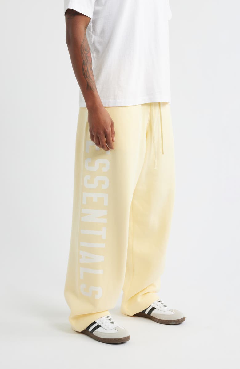 Fear of God Essentials Lounge Fleece Sweatpants, Alternate, color, Garden Yellow