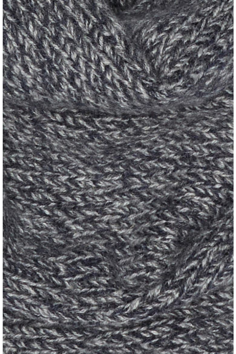 Keill Marled Cashmere Triangle Scarf, Alternate, color, DARK NAVY MARL 006876