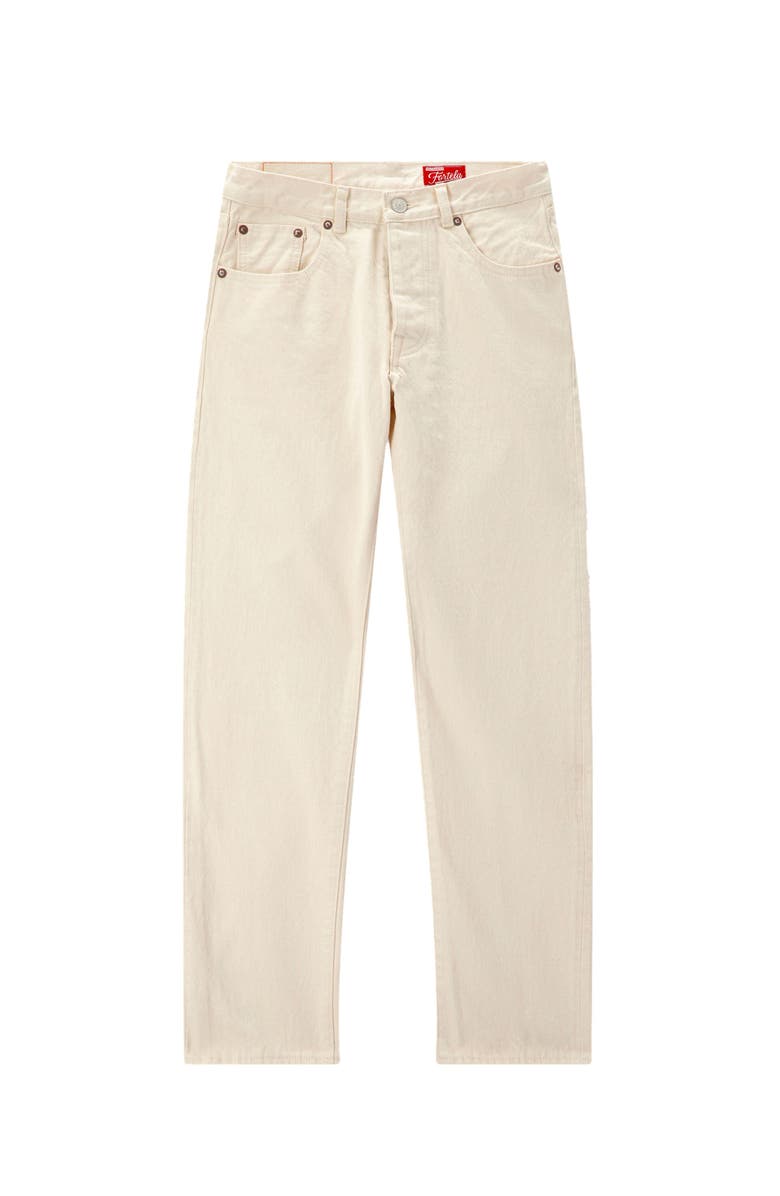 Fortela Japan Classic Selvage Denim Pants, Alternate, color, Ecru