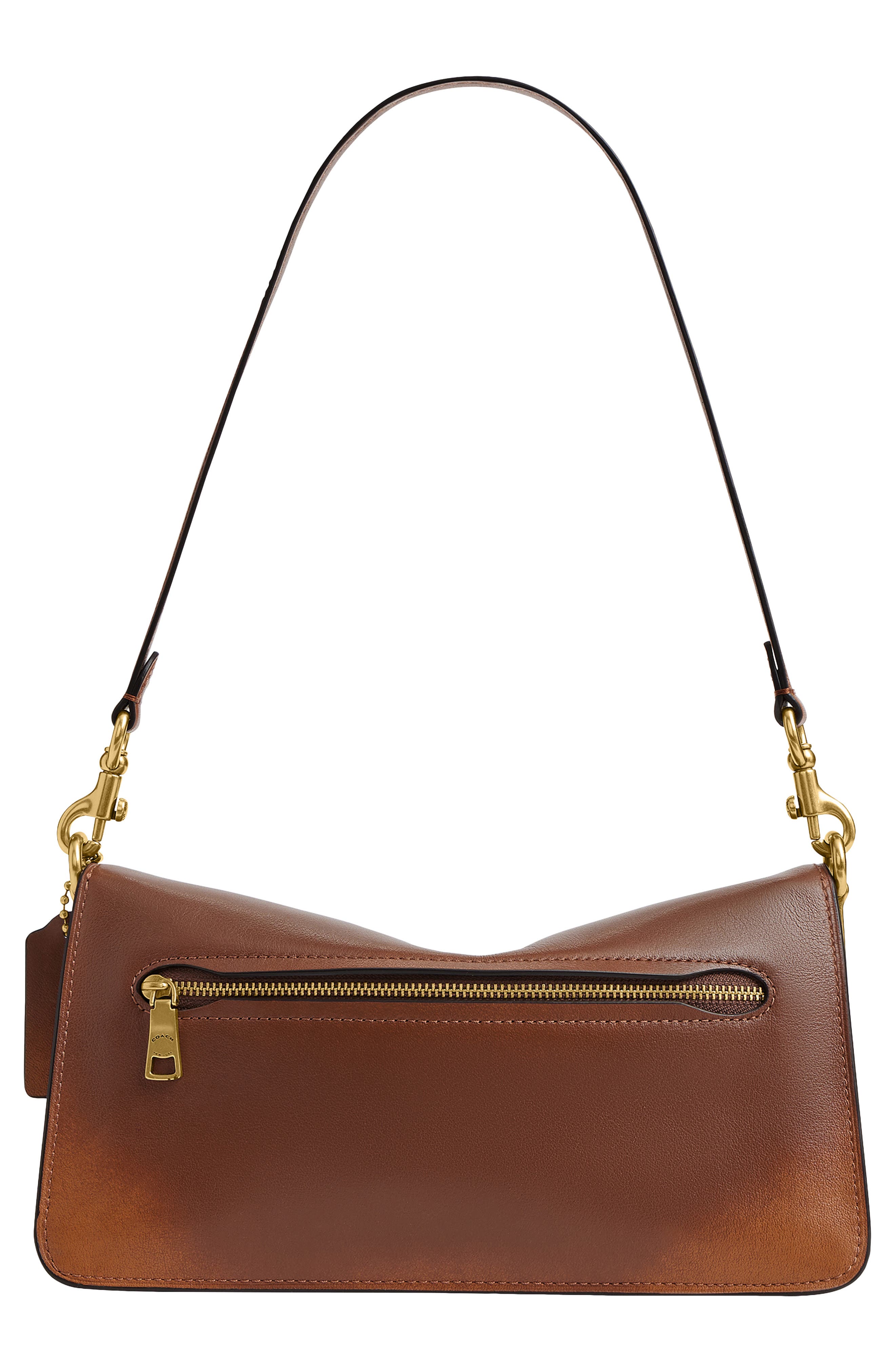 Tabby 26 Leather Shoulder Bag, Alternate, color, BROWN