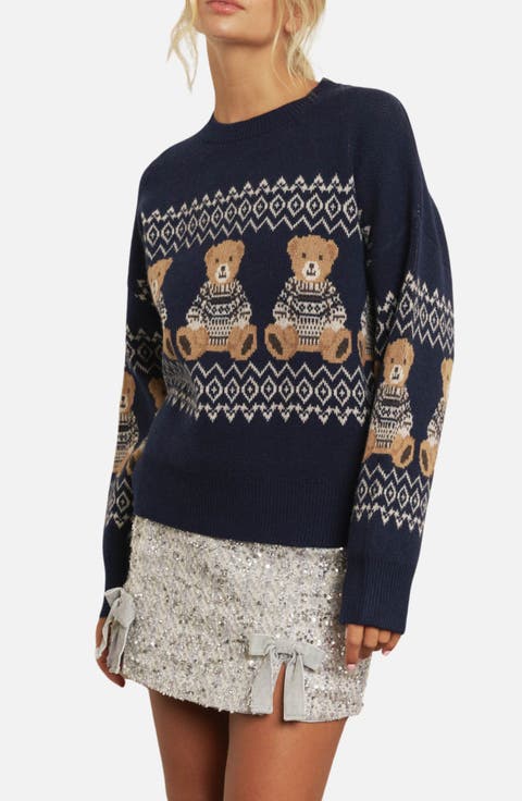 Teddy Bear Crewneck Sweater