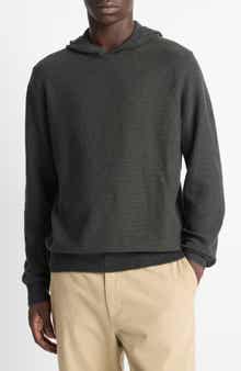 Vince Geometric Jacquard Wool & Cashmere Blend Hoodie