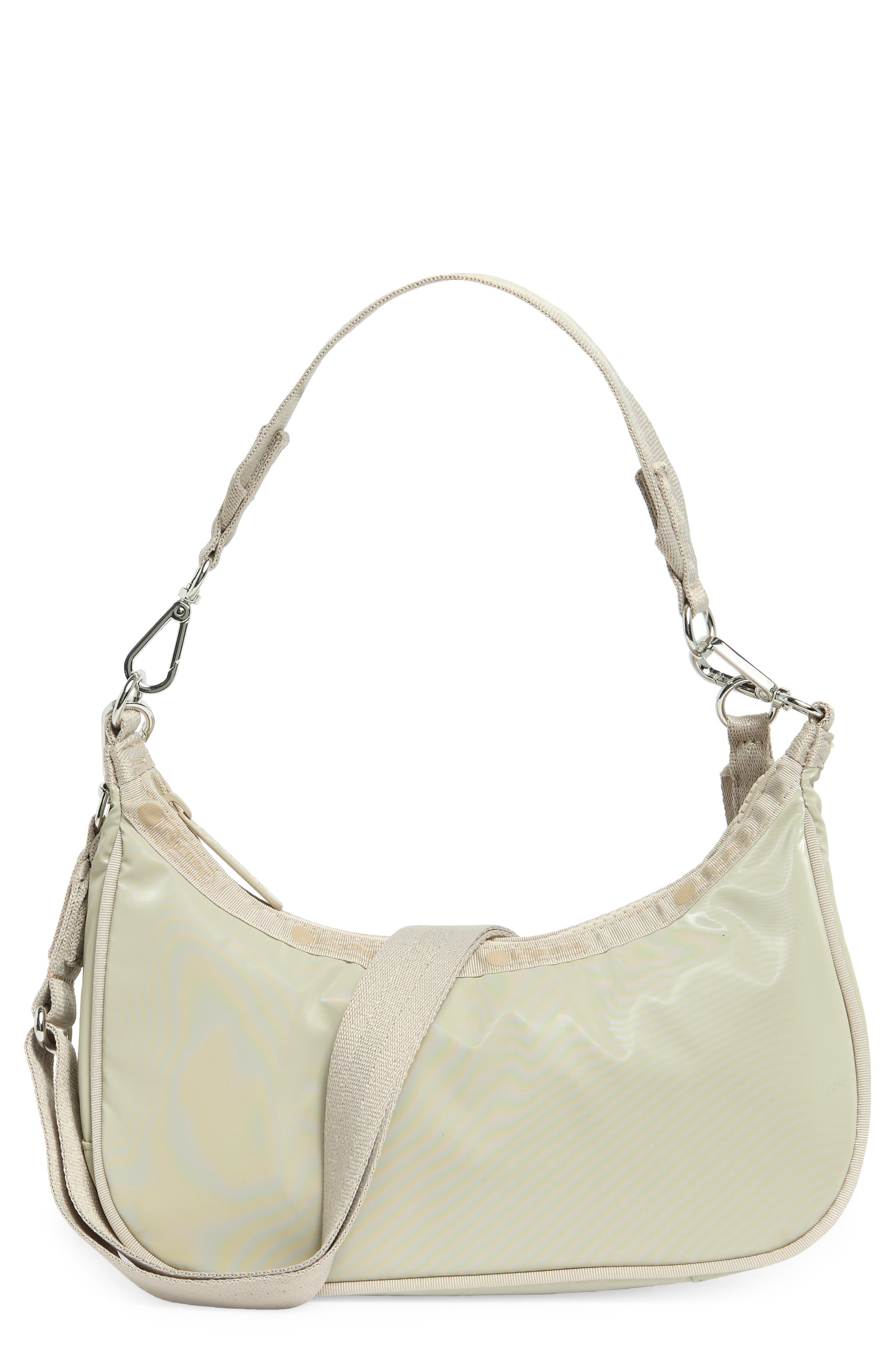 Small Convertible Hobo Bag, Main, color, FOSSIL SHINE