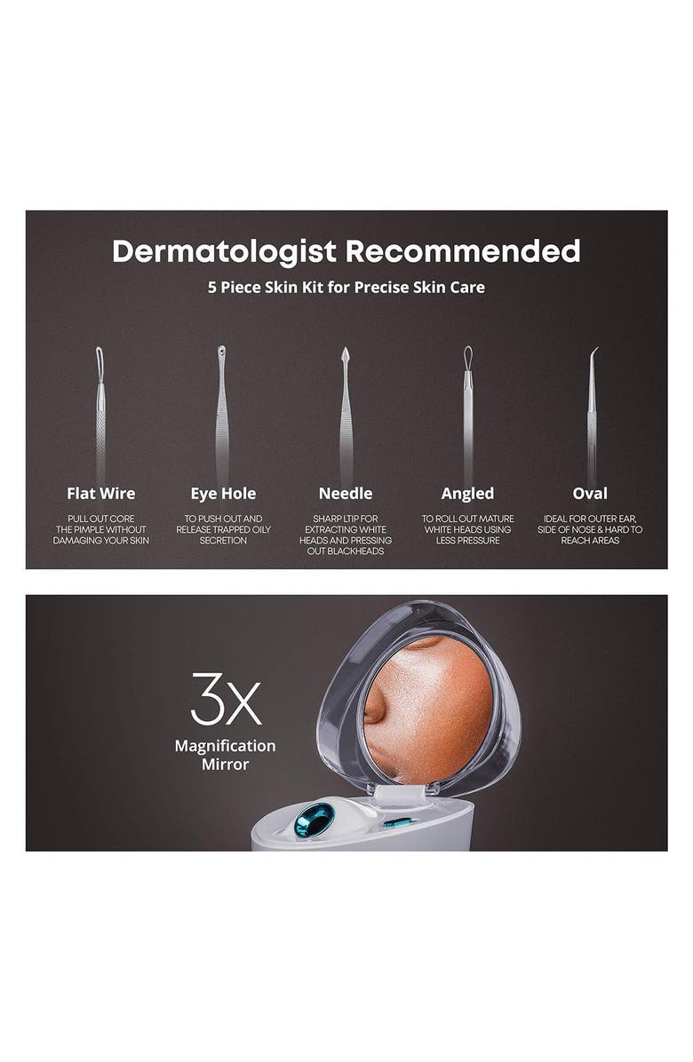 PURE DAILY CARE NanoSteamer Pro 4-in-1 Nano Ionic Facial Steamer with Cool Mist & Aromatherapy, Alternate, color,