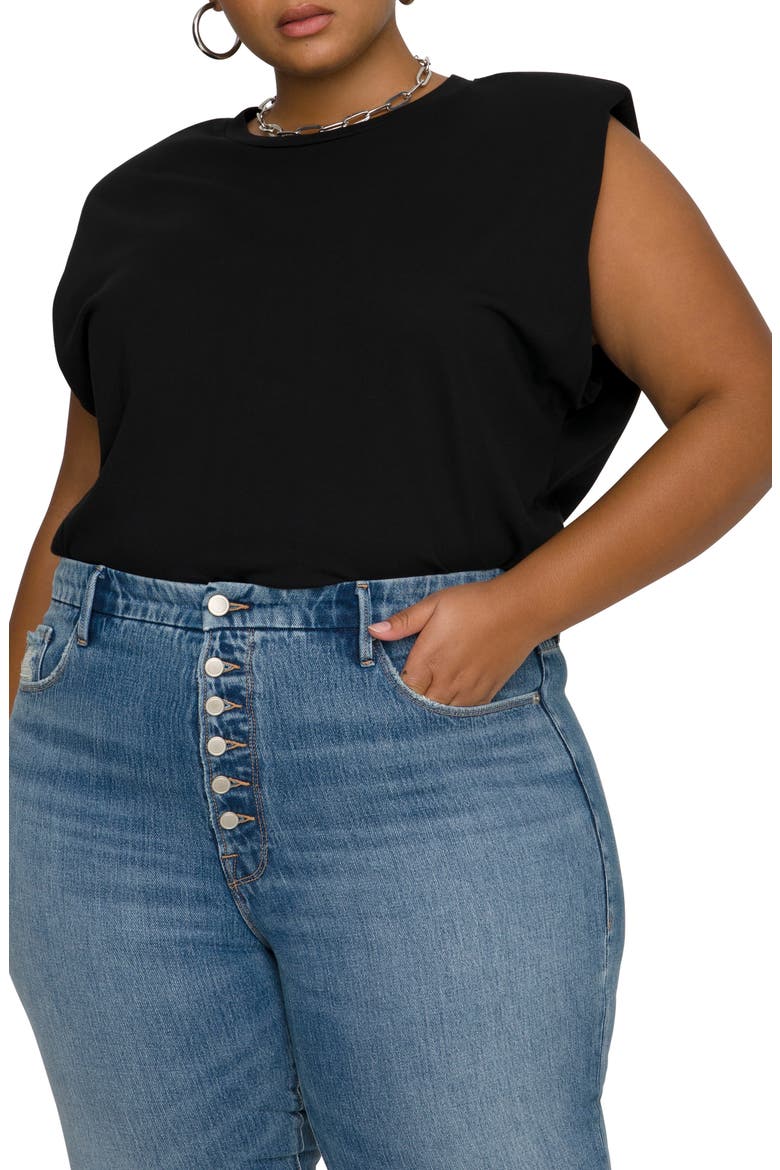 Strong Shoulder Tank Top, Main, color, BLACK001