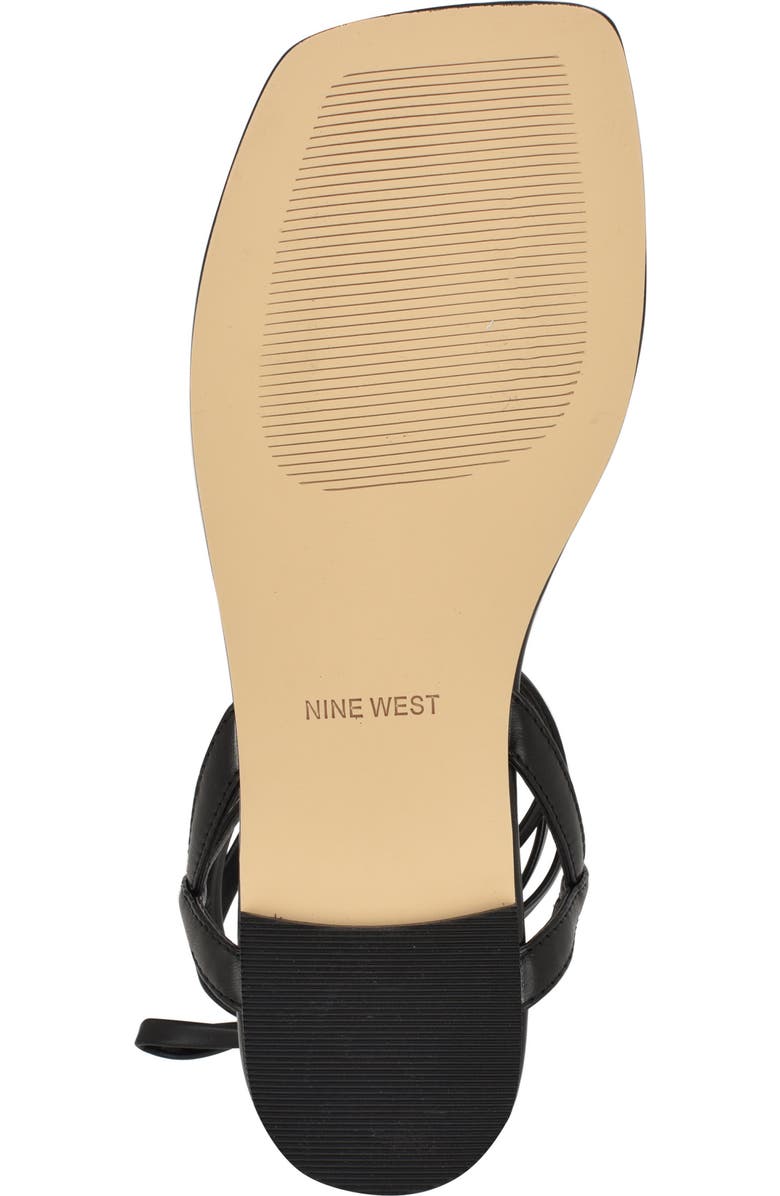 Nine West Norta Ankle Wrap Sandal, Alternate, color,