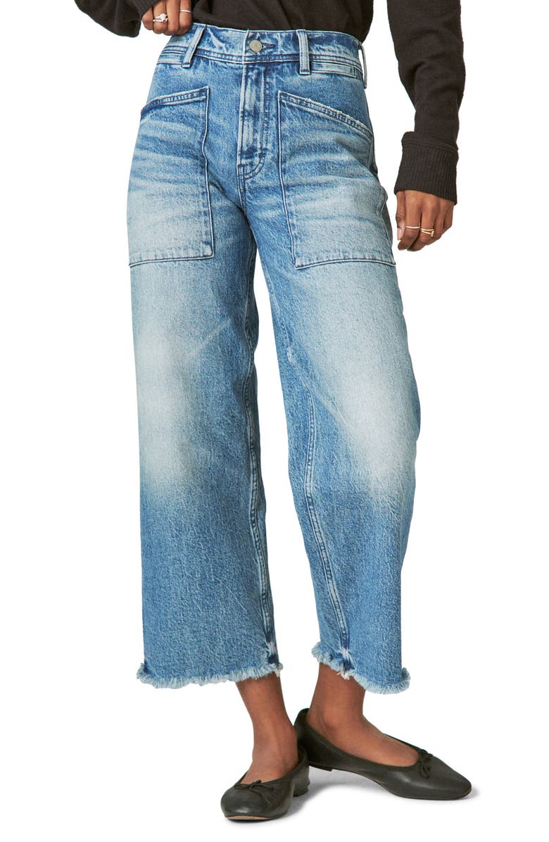 Lucky Brand Lucky Legend High Waist Wide Leg Jeans, Main, color, 