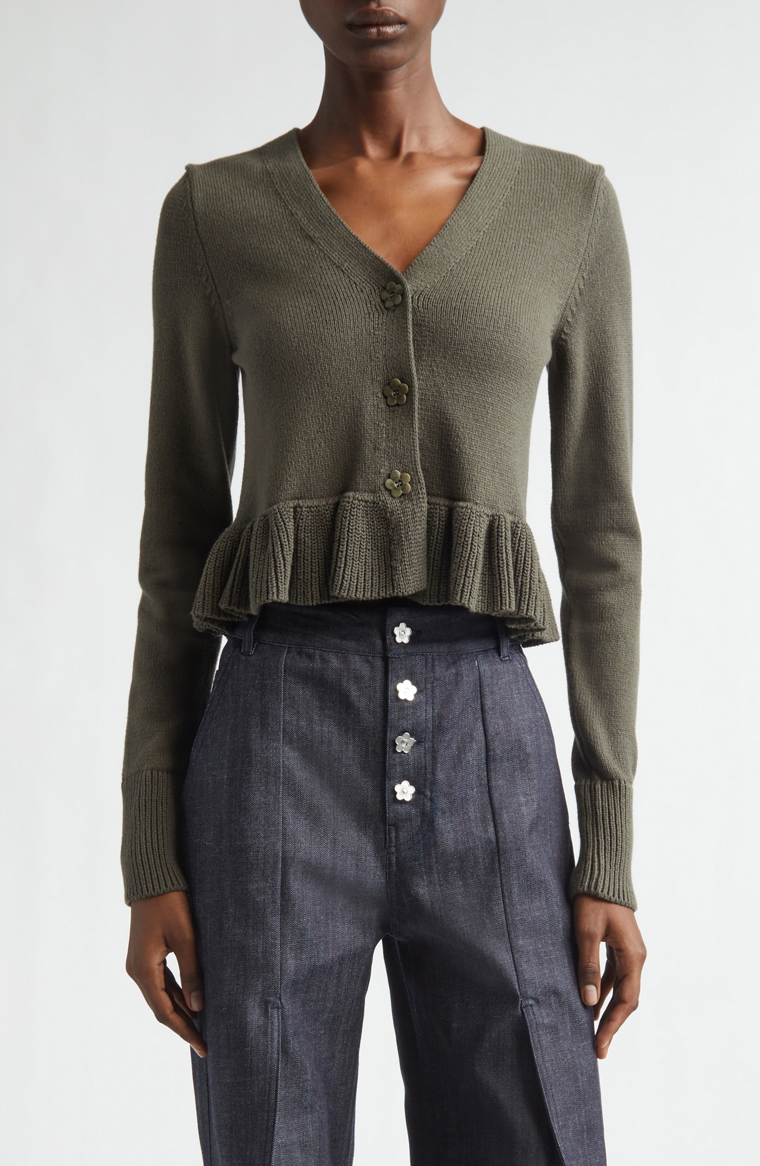 Prisca Cotton & Silk Cardigan