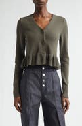 Cecilie Bahnsen Prisca Cotton & Silk Cardigan