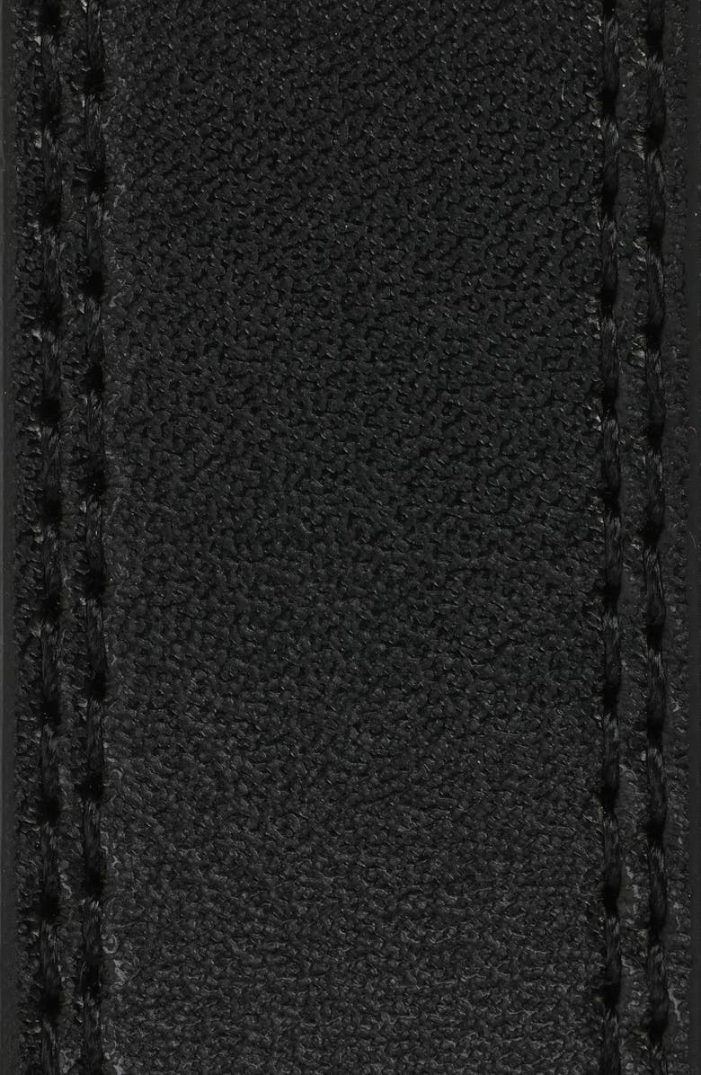 Nordstrom Camilla Leather Belt, Alternate, color, Black