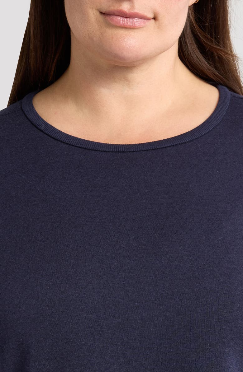 Crewneck Long Sleeve Crop Top