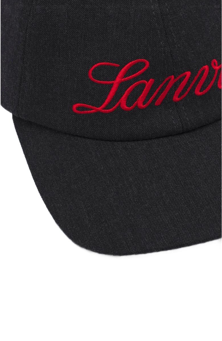 Lanvin SCRIPT WOOL CAP, Alternate, color, 