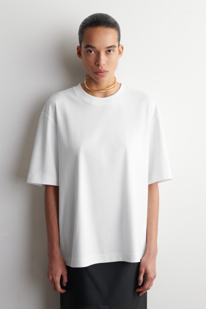 Oversized T-Shirt, Main, color, WHITE