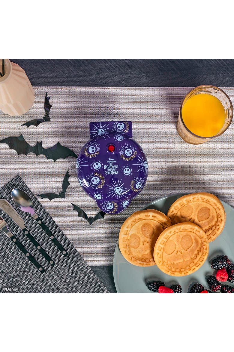 Disney"s Nightmare Before Christmas Jack Skellington Mini Waffle Maker, Main, color, None