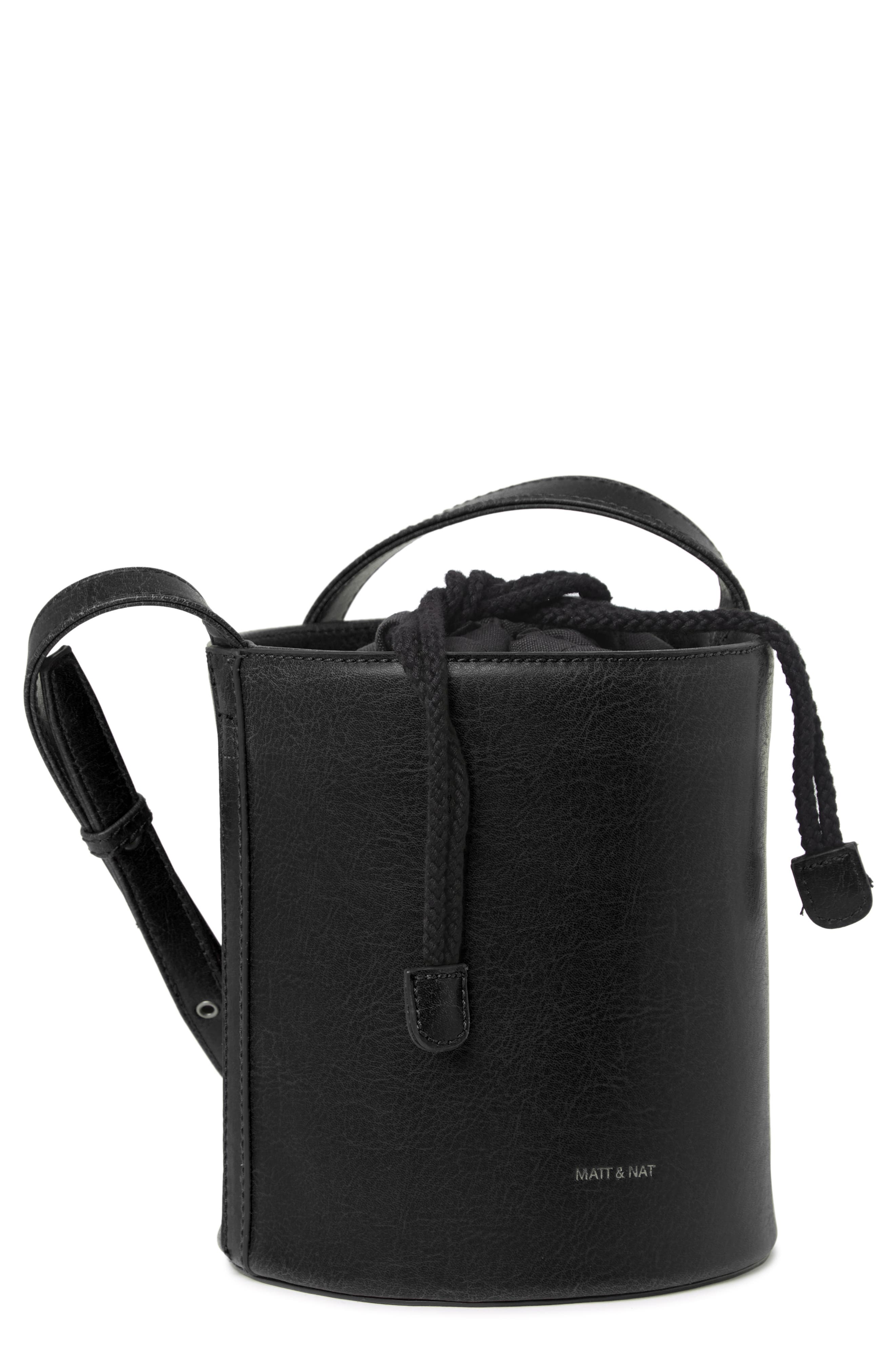 MATT AND NAT Vintage Bucket Bag, Alternate, color, BLACK