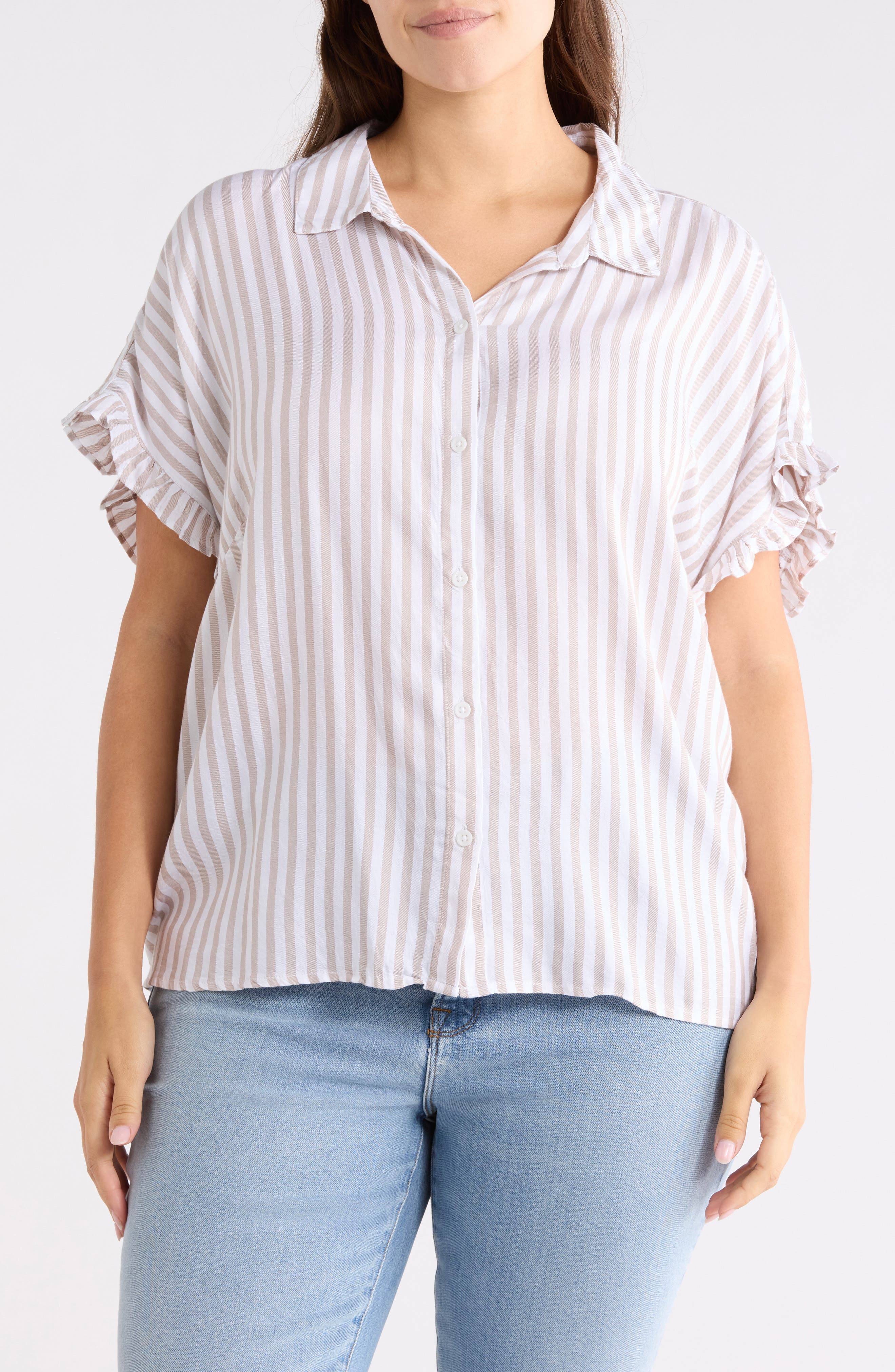 beachlunchlounge Evony Stripe Top