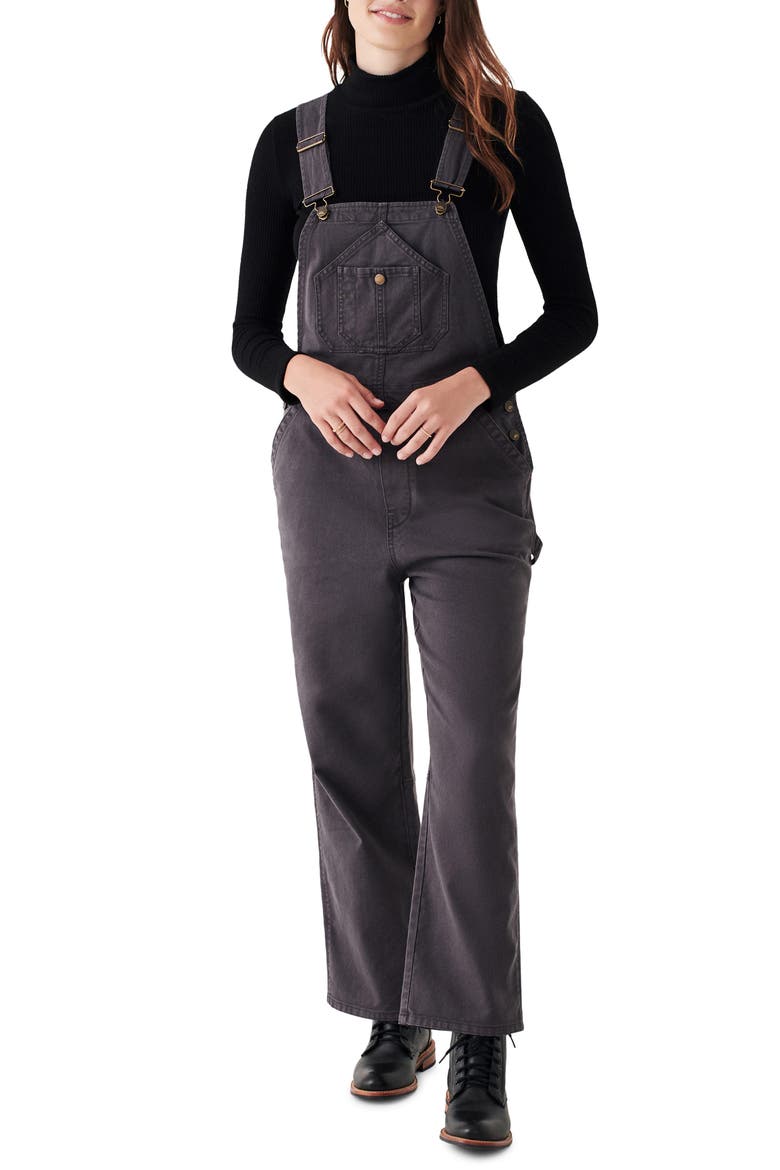Mechanic Twill Overalls, Main, color, MINERAL CHARCOAL
