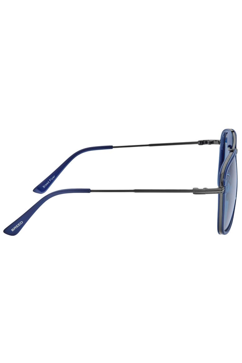 Flyer Polarized Sunglasses, Alternate, color, Navy/Blue
