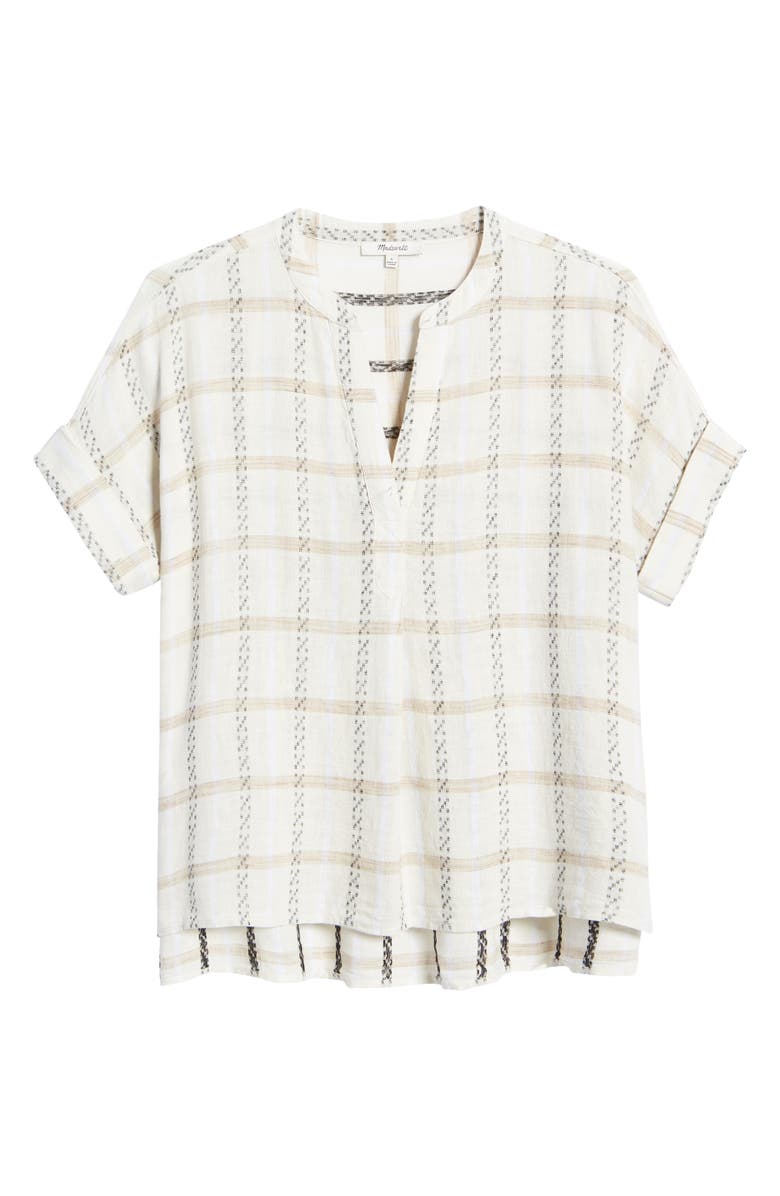 Madewell Lakeline Popover Shirt, Alternate, color, 