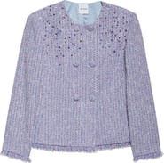 ST. JOHN Sinclair Monroe Tweed Jacket