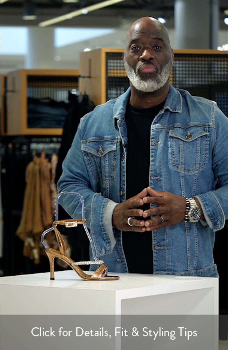 Crystal Ankle Strap Sandal, sales video thumbnail