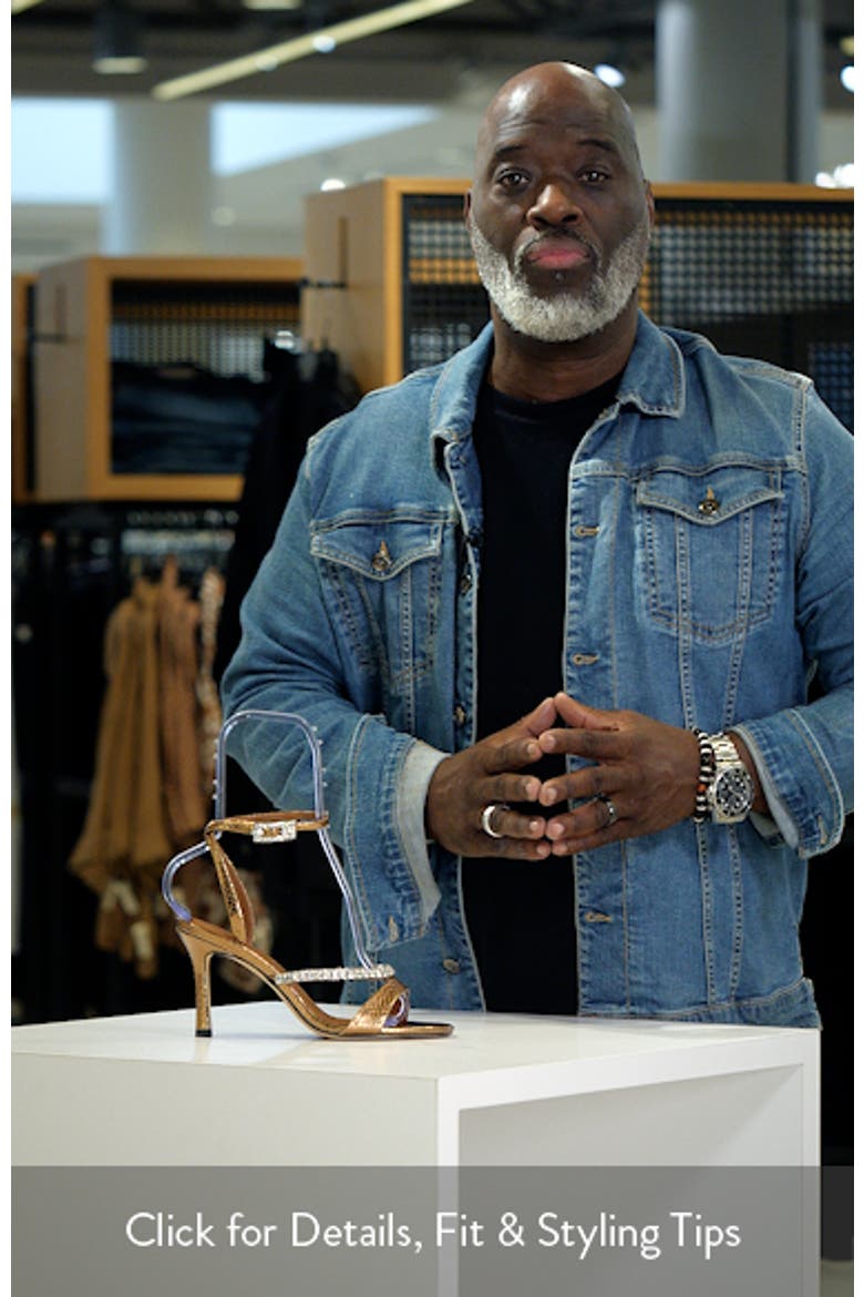 Crystal Ankle Strap Sandal video