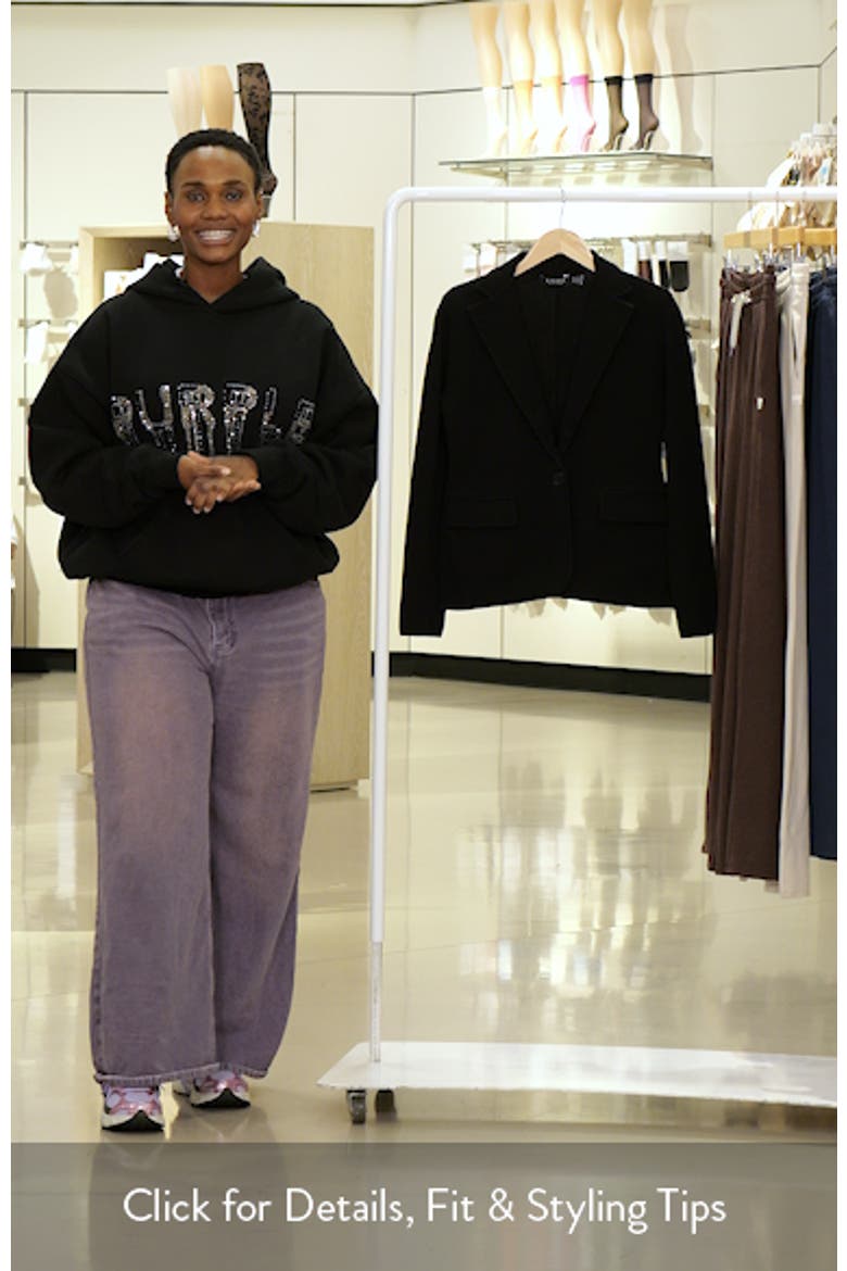 Jacquard Knit Blazer video