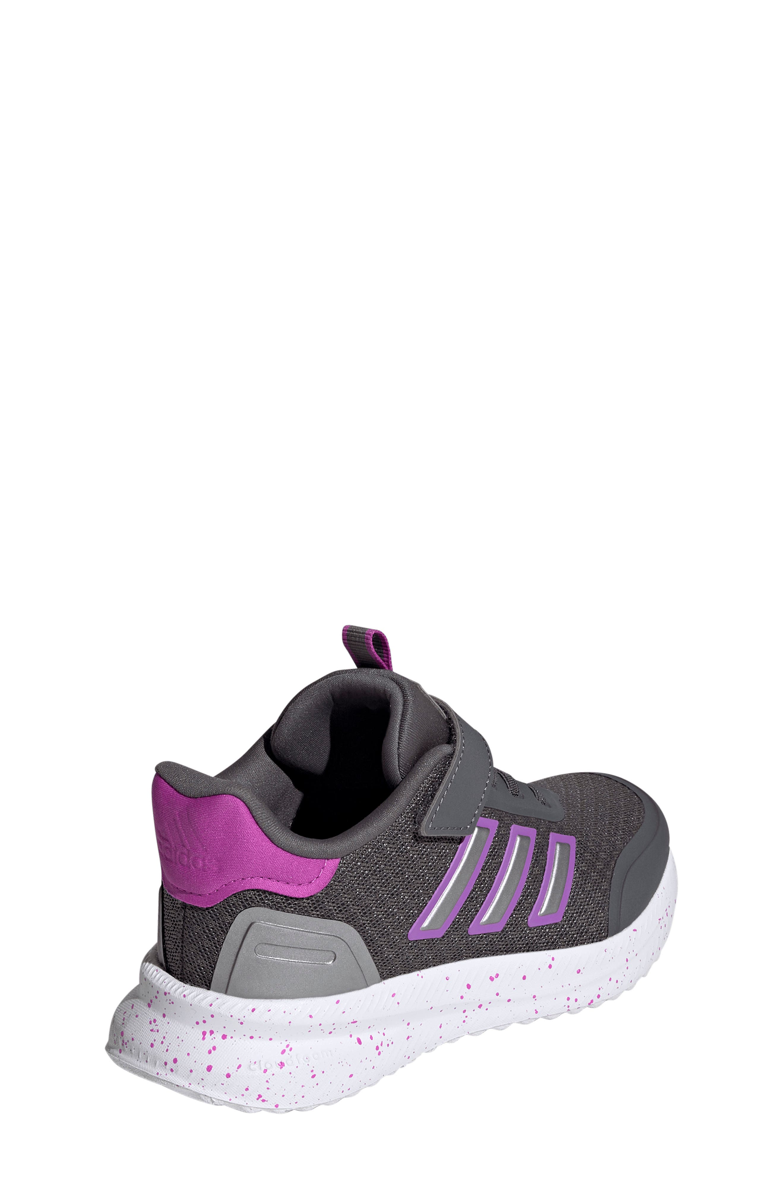 adidas x PLRPATH Kids' Running Shoe, Alternate, color, Grey/ Purple Burst/ Iron Met.