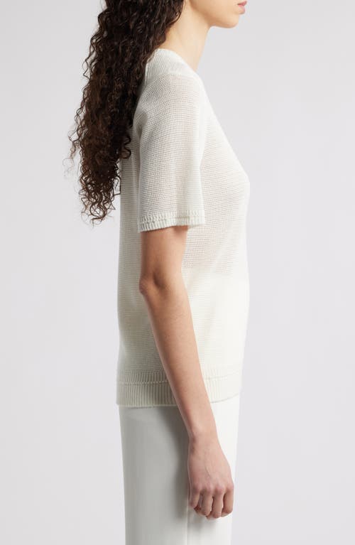 Kobi Halperin Noa Sequin-embellished Crewneck Sweater In White