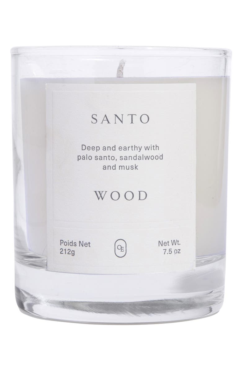 Oak Essentials Santo Wood Candle, Main, color, 