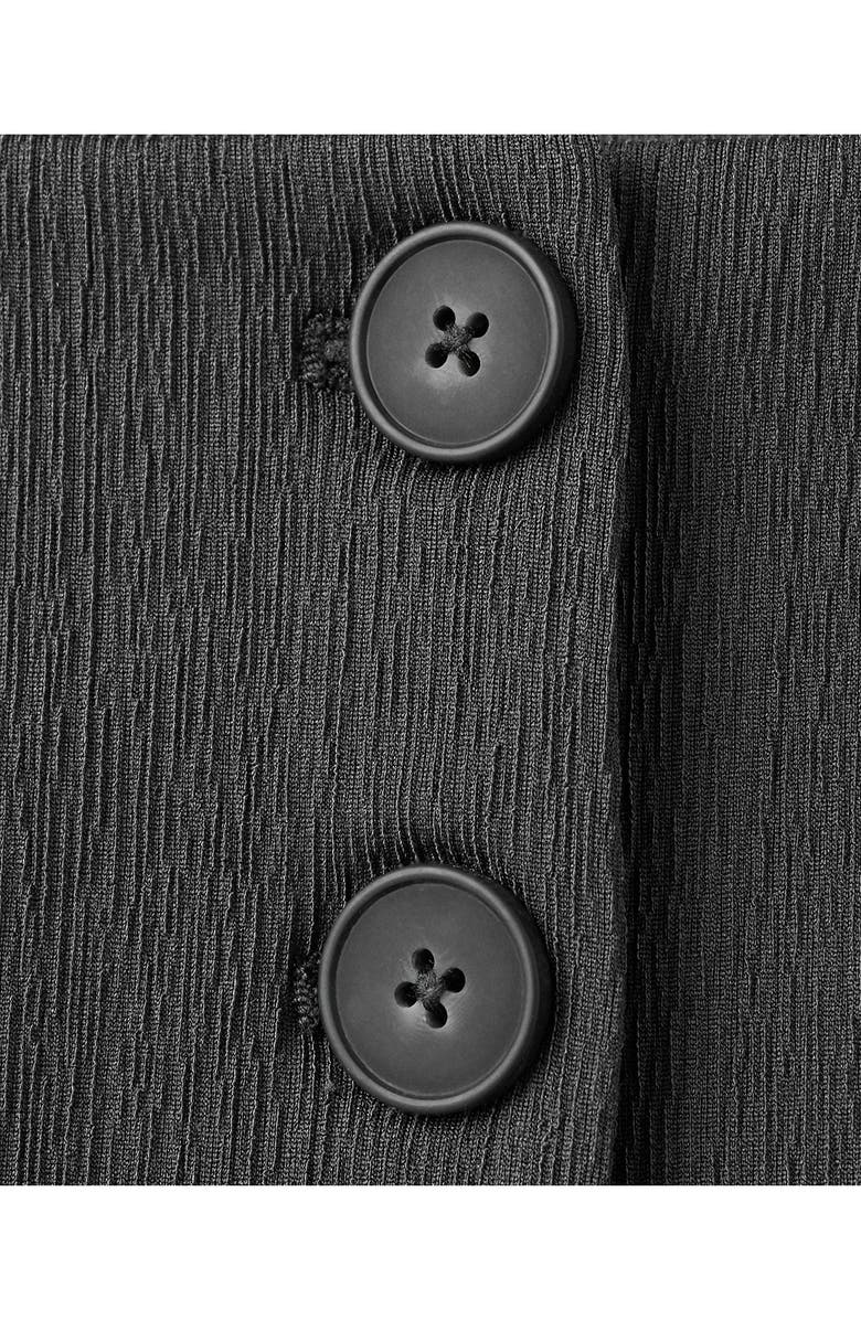 MANGO Peplum Button Vest, Alternate, color, Grey