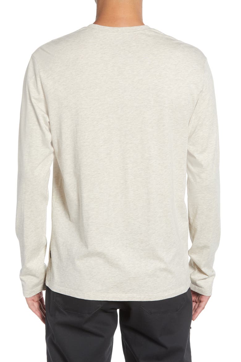 Organic Cotton Henley, Alternate, color, BIRCH WHITE