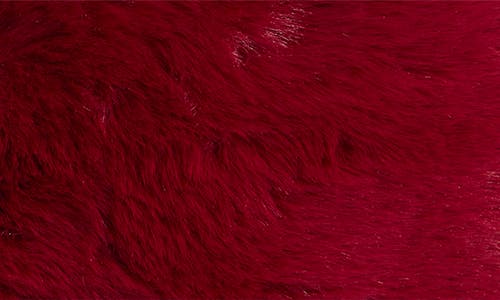 Nanette Lepore Elegant Faux Fur Hat In Red
