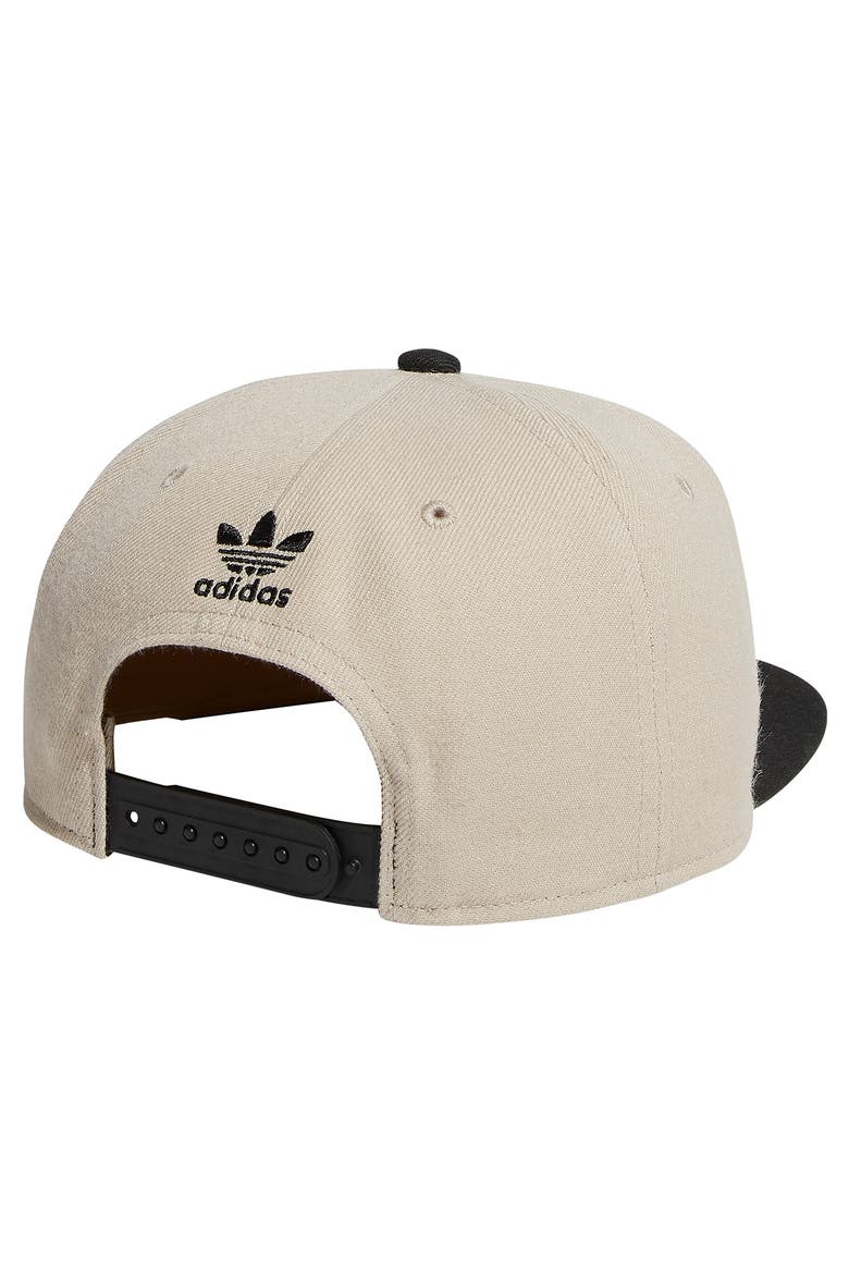 Originals Trefoil Chain Baseball Cap, Alternate, color, WONDER BEIGE/ BLACK