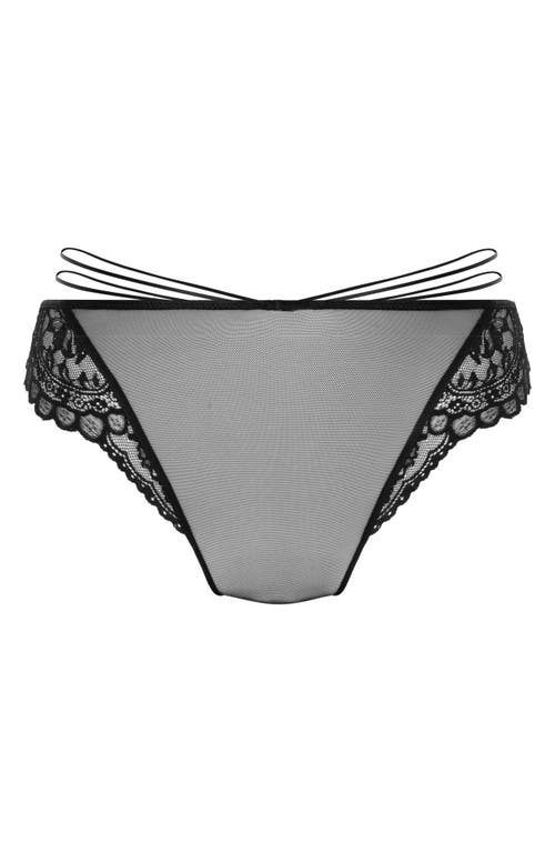 Hunkemoller Hunkemöller Sabrina Lace Brazilian Panties In Black