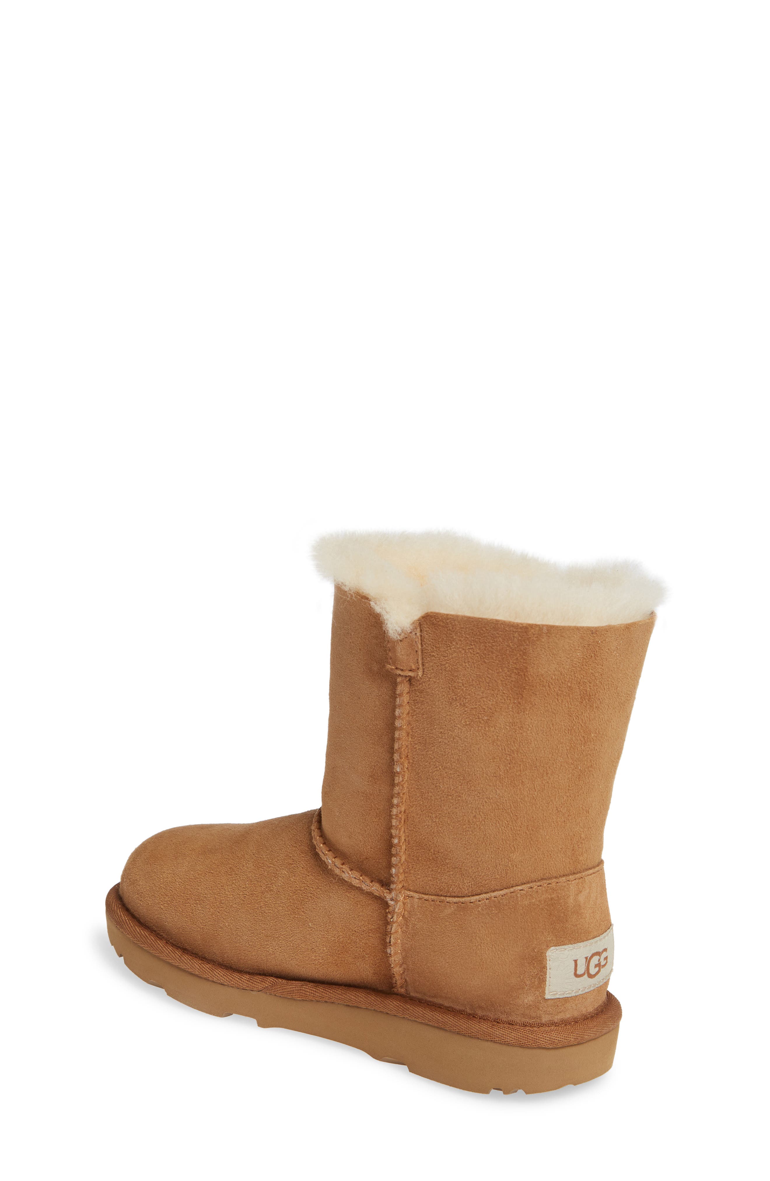 UGG<sup>®</sup> Lillian II Pom Pom Genuine Shearling Boot, Alternate, color, 