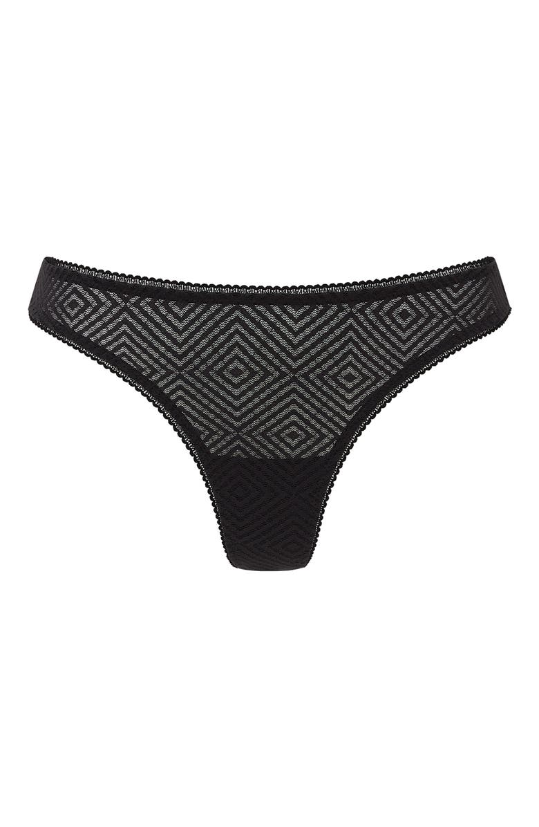 Nudea The Sheer Deco Barely There Thong - 3 Pack, Alternate, color,