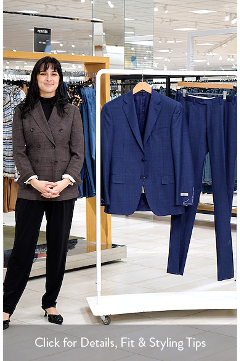 Siena Regular Fit Blue Mélange Wool Suit video