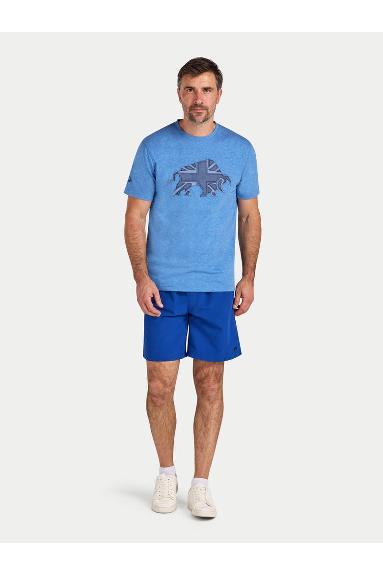 Union Jack Bull T-Shirt, Alternate, color, Denim Blue