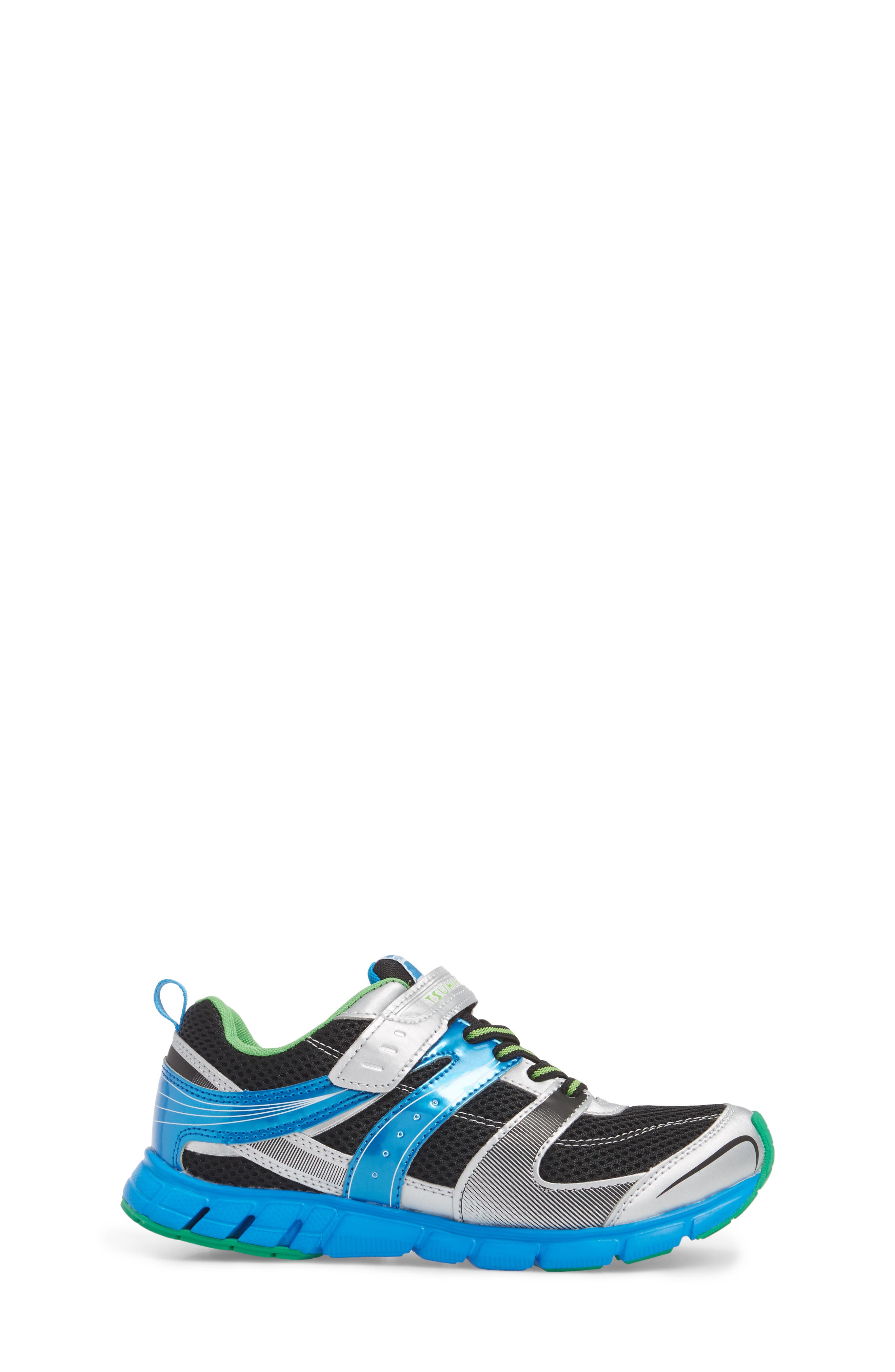 Velocity Washable Sneaker, Alternate, color, SILVER/ BLACK