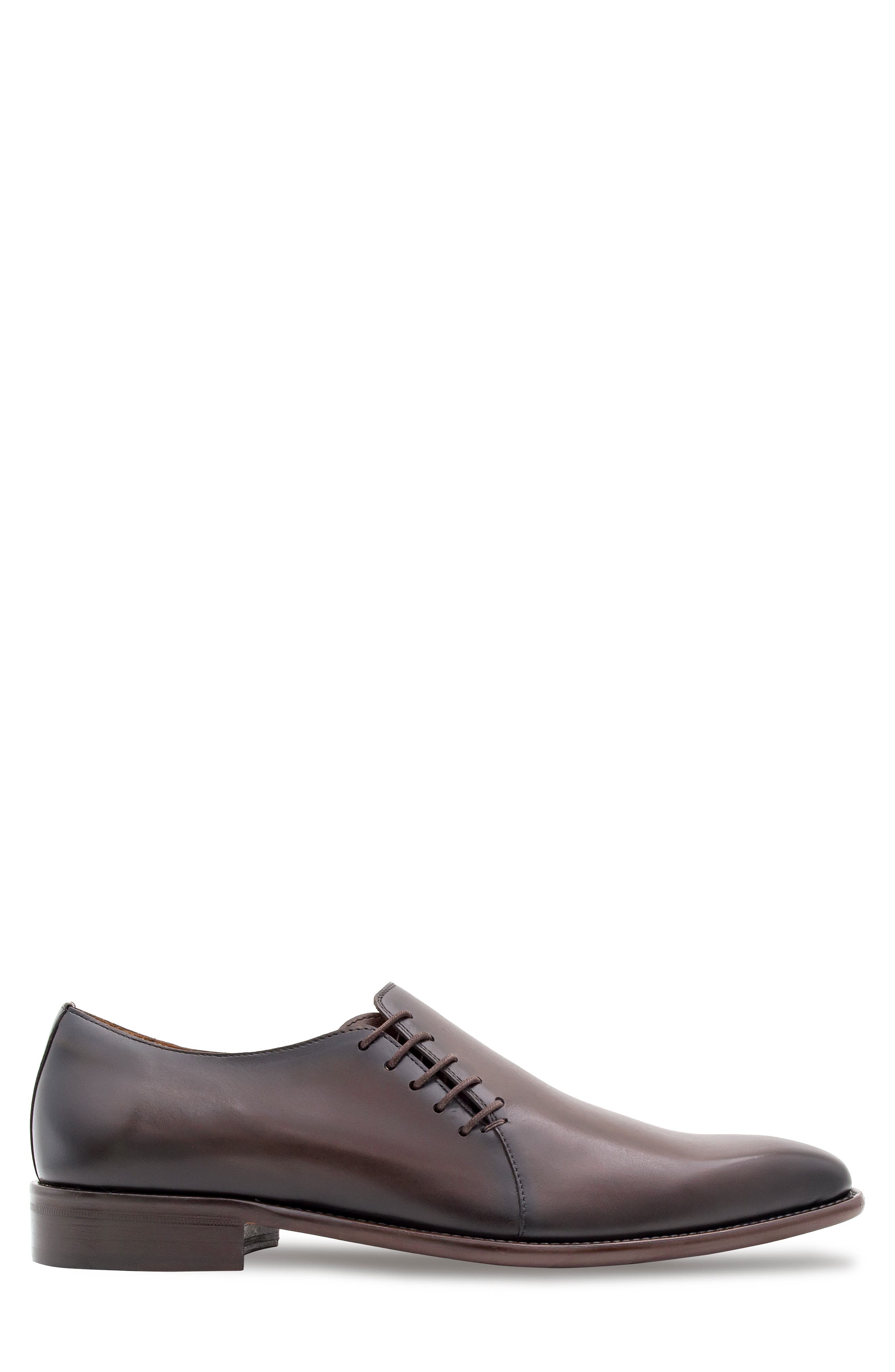 Mezlan Lace-Up Loafer, Alternate, color, Brown